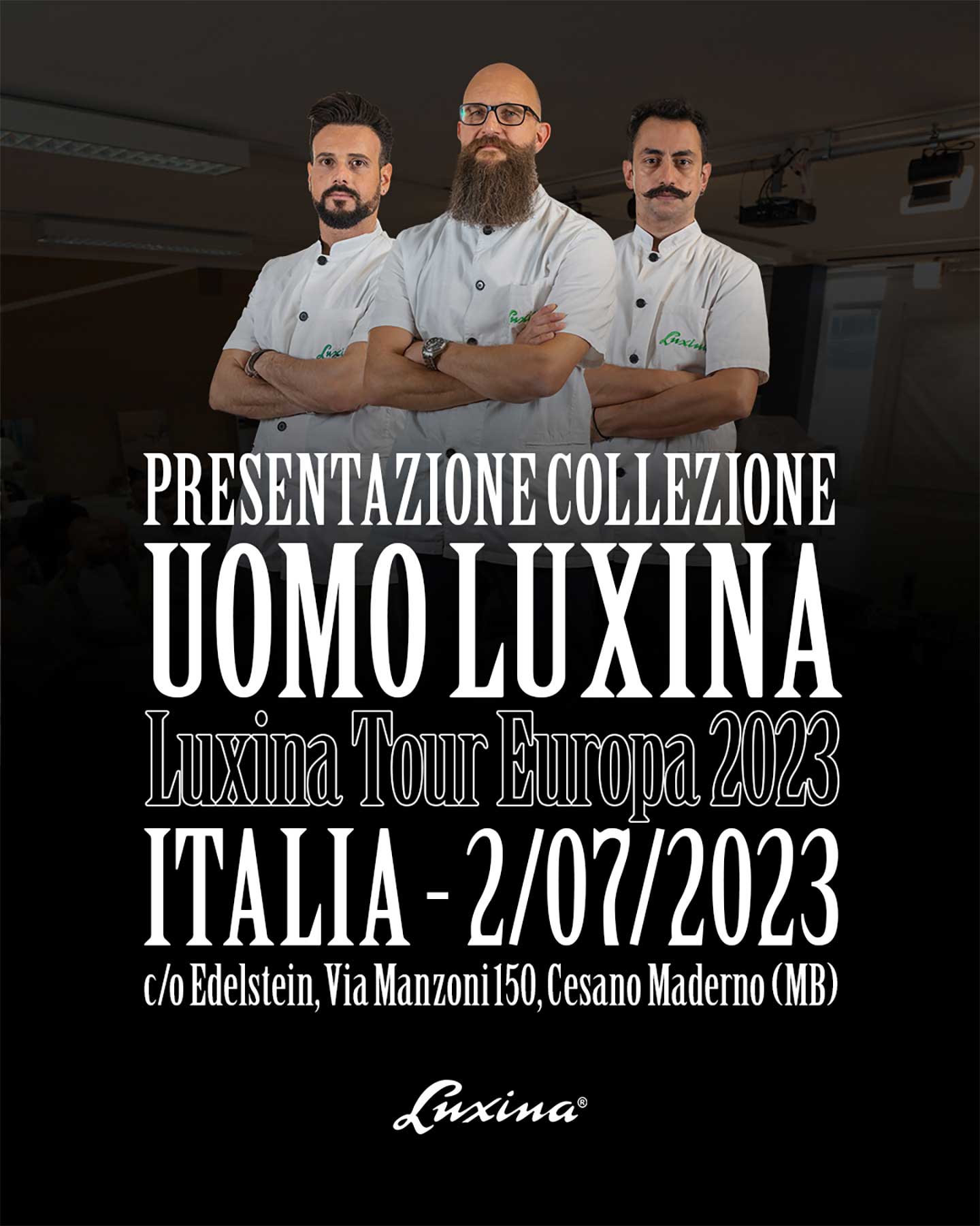 02/07/2023 – Presentation of the Luxina Men’s Collection